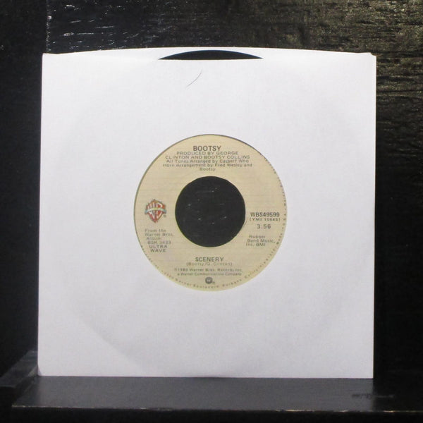 Bootsy Collins - Mug Push / Scenery 7" VG+ Vinyl 45 WBS49599 USA 1980 - Shuga Records