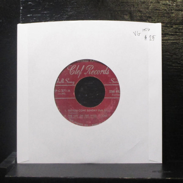 Stan Wilson - A Stan Wilson Recital EP 7" VG Vinyl 45 Clef EP-C-371 USA 1956 - Shuga Records