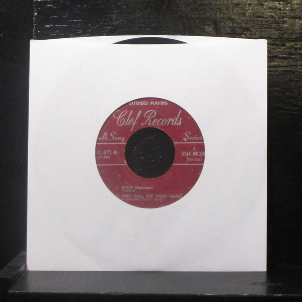 Stan Wilson - A Stan Wilson Recital EP 7" VG Vinyl 45 Clef EP-C-371 USA 1956 - Shuga Records