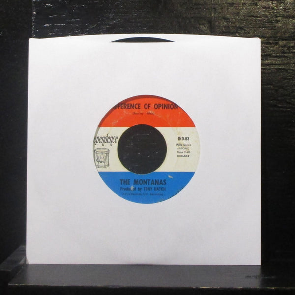The Montanas - You've Got To Be Loved 7" VG+ Vinyl 45 Independence IND-83 USA - Shuga Records
