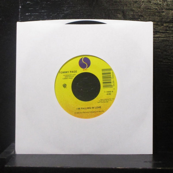 Tommy Page - I'll Be Your Everything 7" Mint- Vinyl 45 Sire 7-19959 USA 1990 - Shuga Records