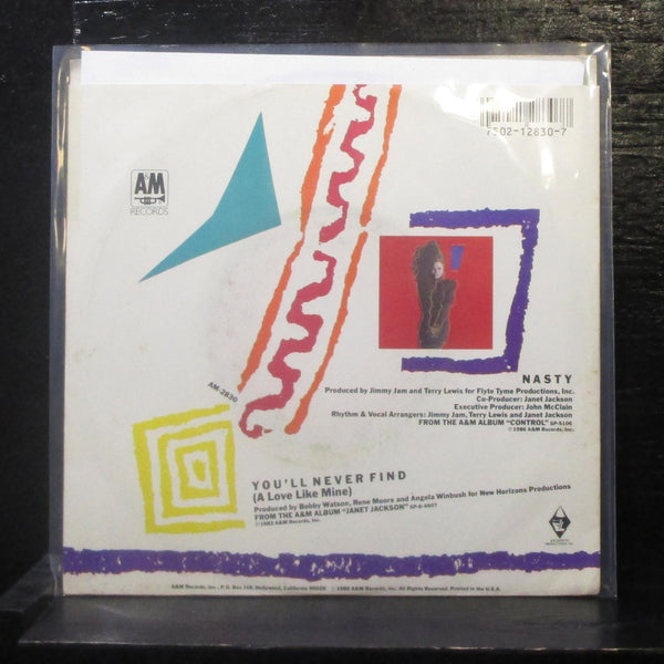Janet Jackson - Nasty / You'll Never Find 7" Mint- Vinyl 45 AM-2830 USA 1986 - Shuga Records