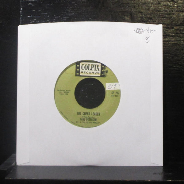 Paul Petersen - The Cheer Leader / Polka Dots & Moonbeams 7" VG Vinyl 45 Colpix - Shuga Records