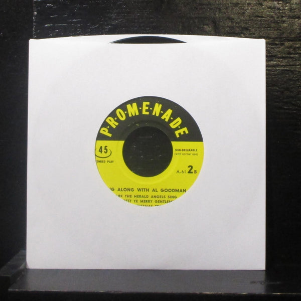 Al Goodman - Sing Along With Al Goodman EP 7" VG+ Vinyl 45 Promenade A-61-2 - Shuga Records