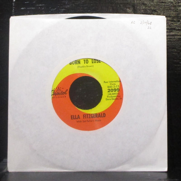 Ella Fitzgerald - I Taught Him Everything He Knows 7" VG+ Vinyl 45 Capitol 2099 - Shuga Records