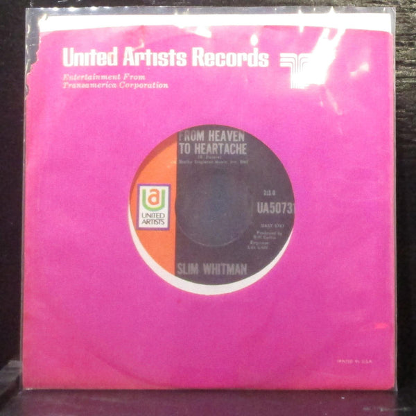 Slim Whitman - From Heaven To Heartache / Guess Who 7" Mint- Vinyl 45 UA50731 - Shuga Records