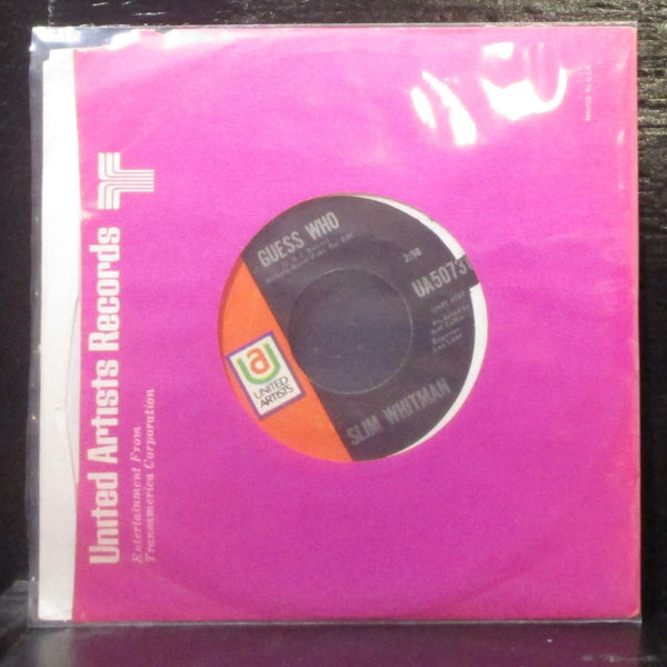 Slim Whitman - From Heaven To Heartache / Guess Who 7" Mint- Vinyl 45 UA50731 - Shuga Records