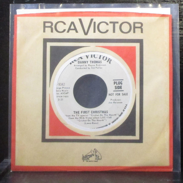 Danny Thomas - The First Christmas / Christmas Story 7" VG+ Promo Vinyl 45 RCA - Shuga Records