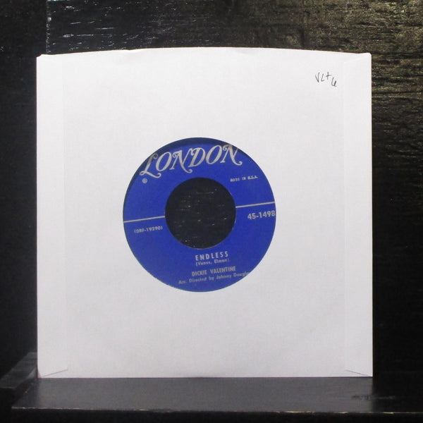 Dickie Valentine - Endless / The Finger Of Suspicion 7" VG+ Vinyl 45 London USA - Shuga Records