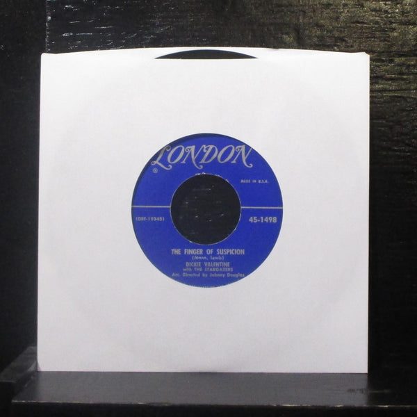 Dickie Valentine - Endless / The Finger Of Suspicion 7" VG+ Vinyl 45 London USA - Shuga Records
