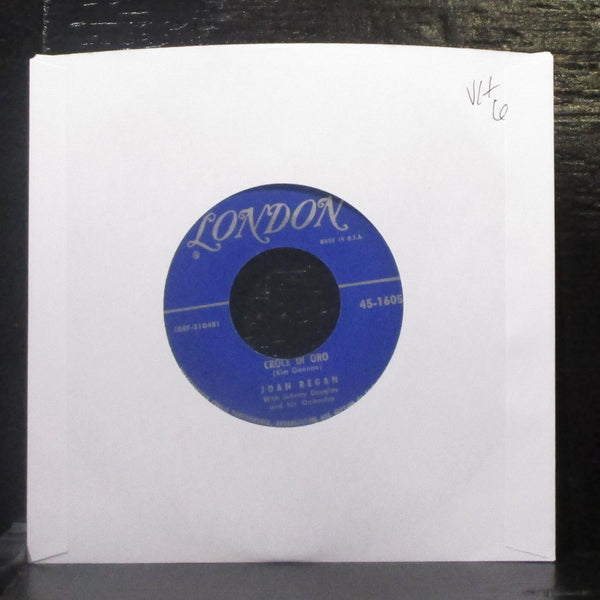 Joan Regan - Croce Di Oro / Evermore 7" VG+ Vinyl 45-1605 London USA - Shuga Records