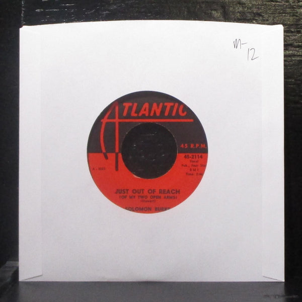 Solomon Burke - Just Out Of Reach / Be Bop Grandma 7" Mint- Vinyl 45 Atlantic - Shuga Records