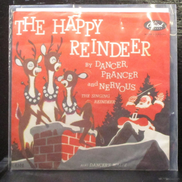 Dancer, Prancer & Nervous - The Happy Reindeer 7" Mint- Vinyl 45 Capitol 4300 - Shuga Records