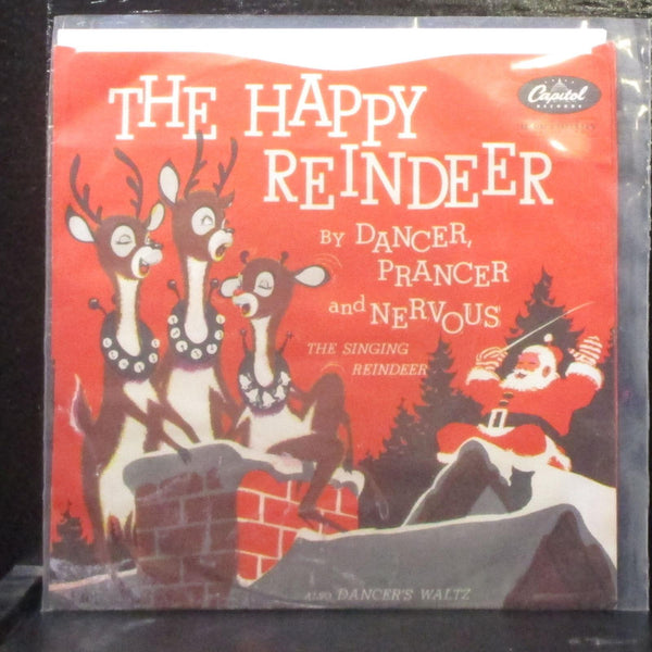 Dancer, Prancer & Nervous - The Happy Reindeer 7" Mint- Vinyl 45 Capitol 4300 - Shuga Records
