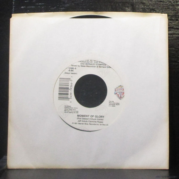 Rod Stewart - Rhythm Of My Heart / Moment Of Glory 7" Mint- Vinyl 45 WB 7-19366 - Shuga Records