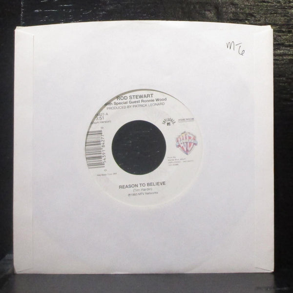 Rod Stewart - Reason To Believe / It's All Over Now 7" Mint- Vinyl 45 WB 7-18427 - Shuga Records