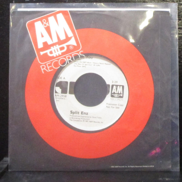 Split Enz - I Got You 7" Mint- Promo Vinyl 45 AM-2958 USA 1980 - Shuga Records