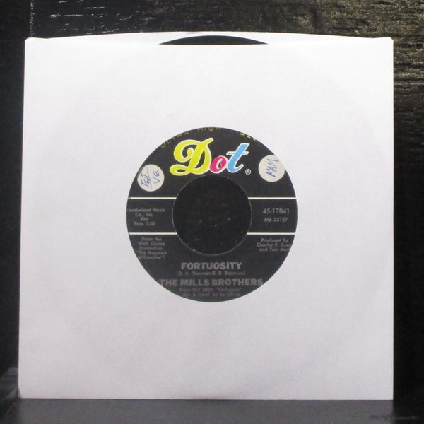 The Mills Brothers - Cab Driver / Fortuosity 7" Mint- Vinyl 45 Dot 45-17041 USA - Shuga Records