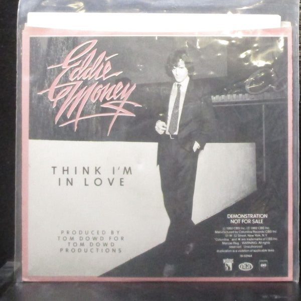 Eddie Money - Think I'm In Love 7" VG+ Promo Vinyl 45 Columbia 18-02964 USA 1982 - Shuga Records