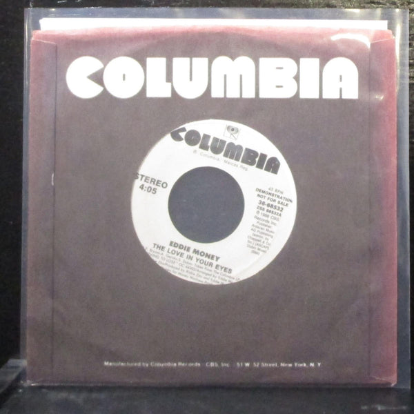 Eddie Money - The Love In Your Eyes 7" Mint- Vinyl 45 Columbia 38-68532 USA 1988 - Shuga Records