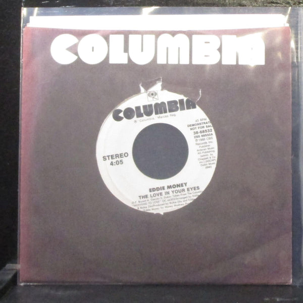 Eddie Money - The Love In Your Eyes 7" Mint- Vinyl 45 Columbia 38-68532 USA 1988 - Shuga Records