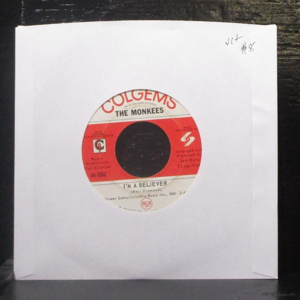The Monkees - I'm A Believer / Steppin' Stone 7" VG+ Vinyl 45 Colgems 66-1002 - Shuga Records