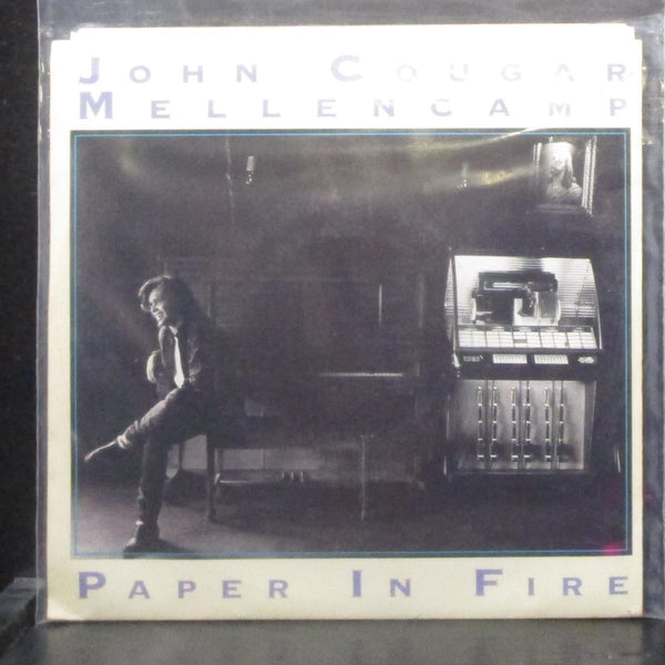 John Cougar Mellencamp - Paper In Fire 7" Mint- Promo Vinyl 45 Mercury USA 1987 - Shuga Records