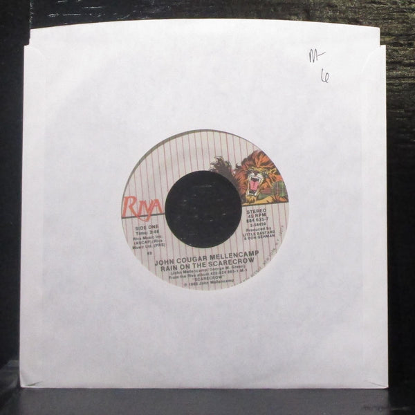 John Cougar Mellencamp - Rain On The Scarecrow 7" Mint- Vinyl 45 Riva 884 635-7 - Shuga Records