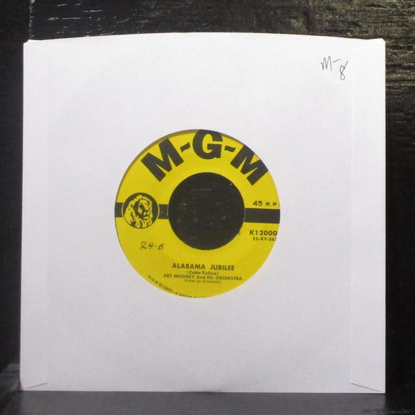 Art Mooney - Alabama Jubilee / Paddlin' Maddlin' Home 7" Mint- Vinyl 45 MGM 1953 - Shuga Records