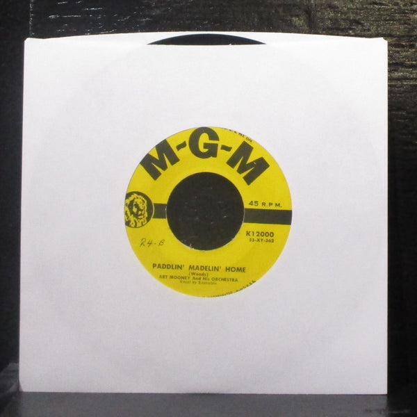 Art Mooney - Alabama Jubilee / Paddlin' Maddlin' Home 7" Mint- Vinyl 45 MGM 1953 - Shuga Records