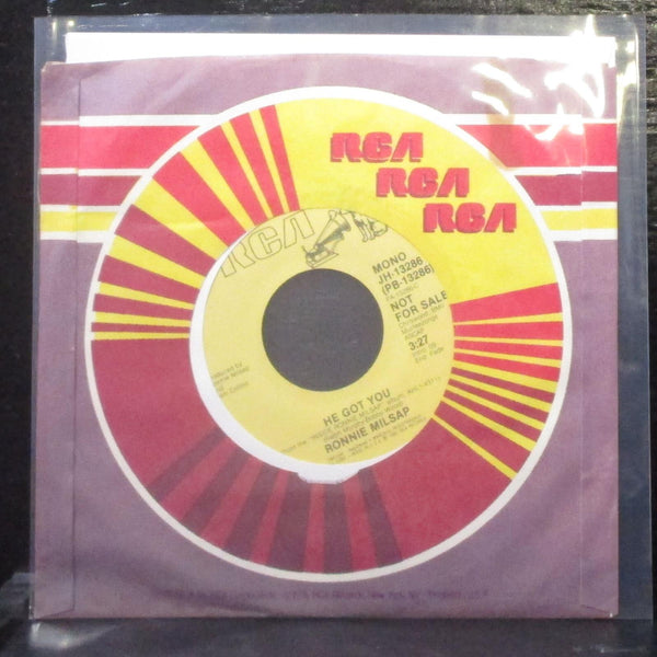 Ronnie Milsap - He Got You 7" VG+ Promo Vinyl 45 RCA PB-13286 USA 1982 yellow - Shuga Records
