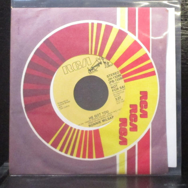 Ronnie Milsap - He Got You 7" VG+ Promo Vinyl 45 RCA PB-13286 USA 1982 yellow - Shuga Records