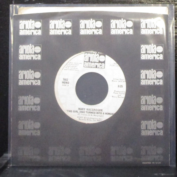 Mary Macgregor - This Girl 7" Mint- Promo Vinyl 45 Ariola 7662 USA 1977 - Shuga Records