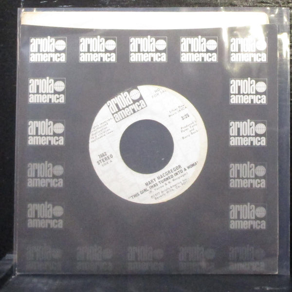 Mary Macgregor - This Girl 7" Mint- Promo Vinyl 45 Ariola 7662 USA 1977 - Shuga Records