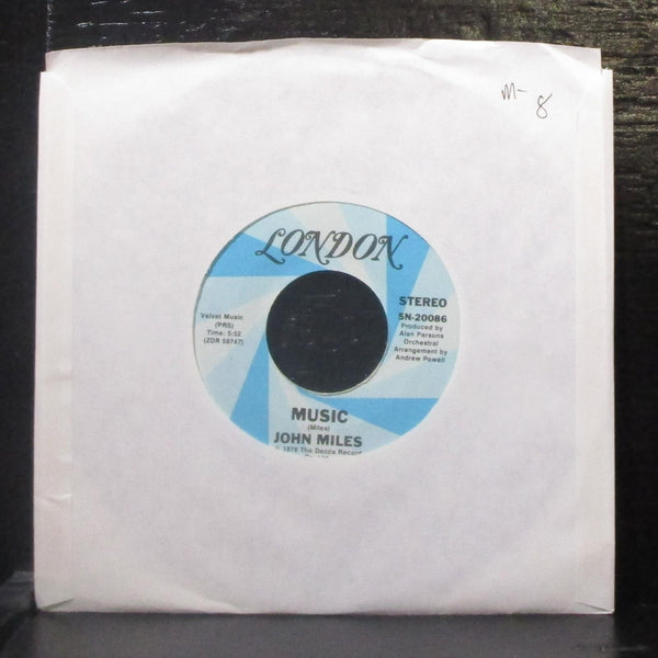John Miles - Music / When You Lose Someone So Young 7" Mint- Vinyl 45 London - Shuga Records