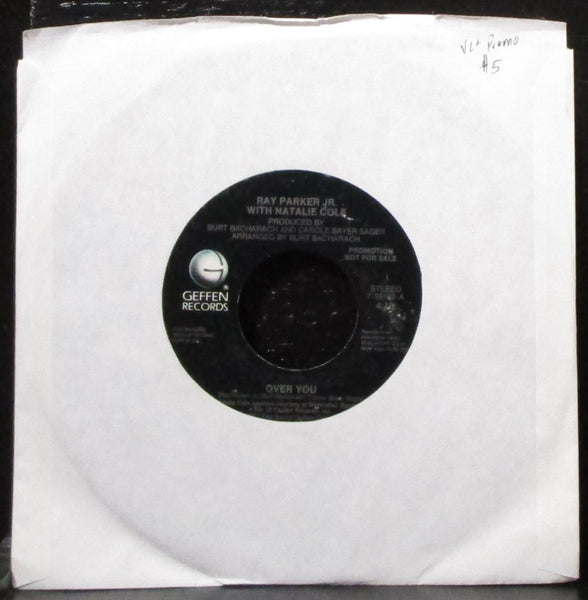 Ray Parker Jr. & Natalie Cole - Over You 7" VG+ Vinyl 45 Geffen 7-28152 Promo - Shuga Records