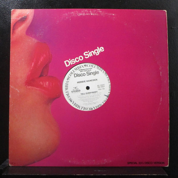Herbie Hancock - Tell Everybody 12" VG+ 43-11019 White Promo 1979 Vinyl Record - Shuga Records