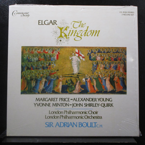 Sir Adrian Boult - Elgar The Kingdom 2 LP New Sealed CS 2089 Stereo Vinyl Record - Shuga Records