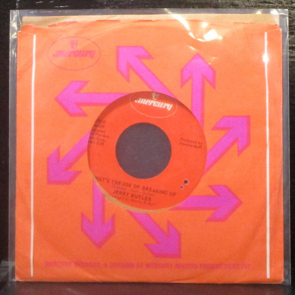 Jerry Butler - What's The Use Of Breaking Up 7" Mint- Vinyl 45 Mercury 72960 USA - Shuga Records