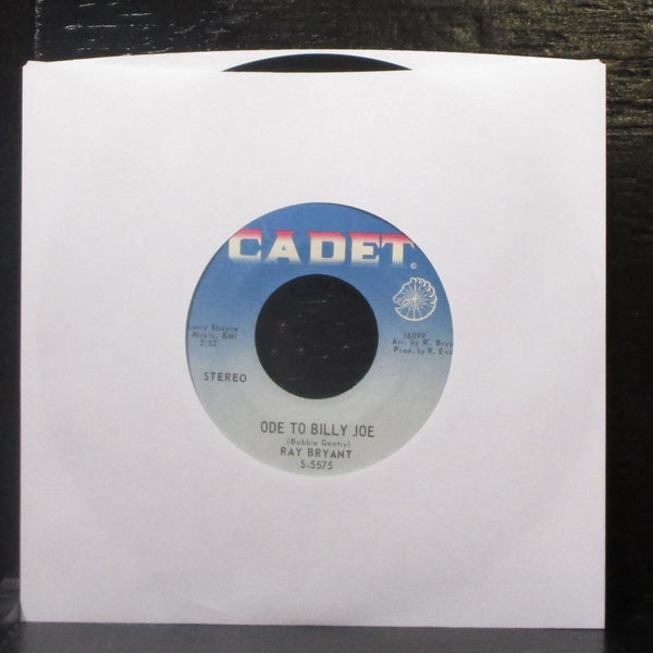 Ray Bryant - Ode To Billy Joe / Ramblin' 7" VG+ Vinyl 45 Cadet S-5575 USA 1967 - Shuga Records