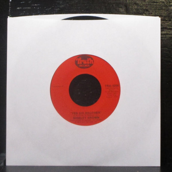 Shirley Brown - Woman To Woman / Yes Sir Brother 7" VG+ Vinyl 45 Truth TRA-3206 - Shuga Records