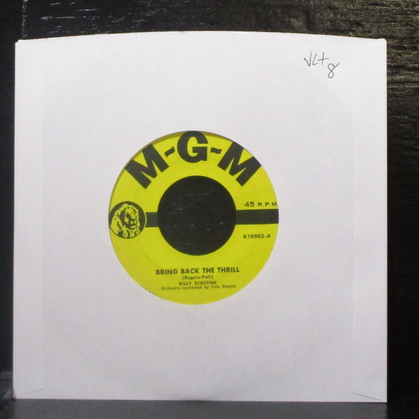 Billy Eckstine - Bring Back The Thrill / I Apologize 7" VG+ Vinyl 45 MGM K10903 - Shuga Records