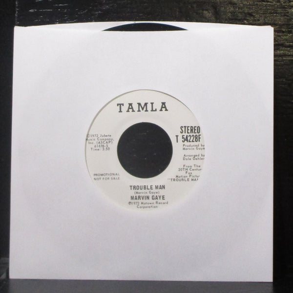 Marvin Gaye - Trouble Man 7" Mint- Promo Vinyl 45 Tamla T 54228F USA 1972 - Shuga Records