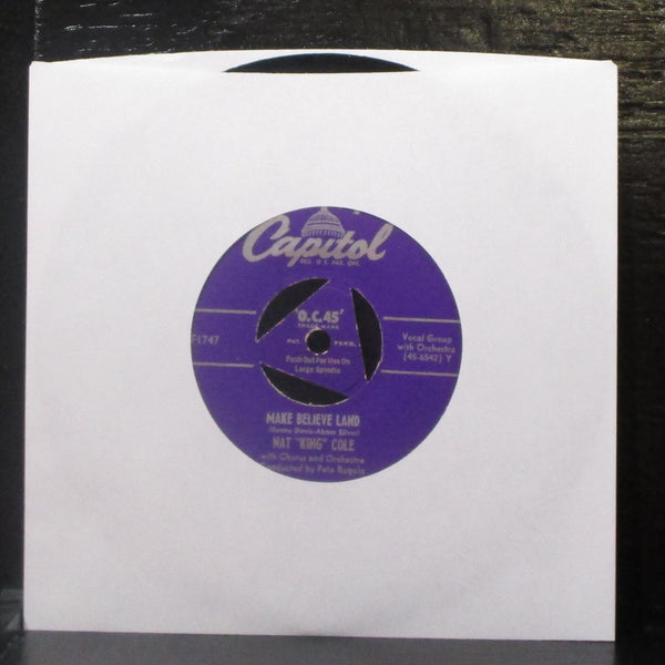 Nat King Cole - I'll Always Remember You 7" VG+ Vinyl 45 Capitol F1747 USA - Shuga Records