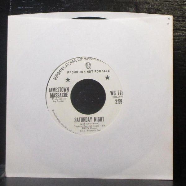 Jamestown Massacre - Saturday Night / Valley 7" Mint- Promo Vinyl 45 WB 7787 - Shuga Records