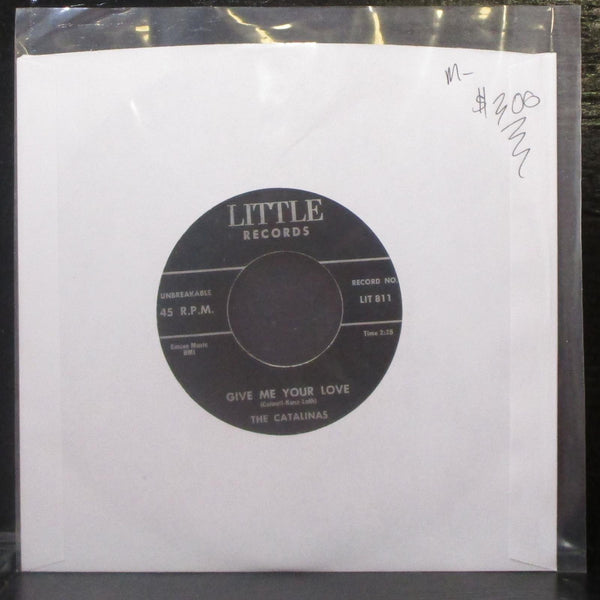 The Catalinas - Give Me Your Love / Castle Of Love 7" Mint- Vinyl 45 Little 1958 - Shuga Records