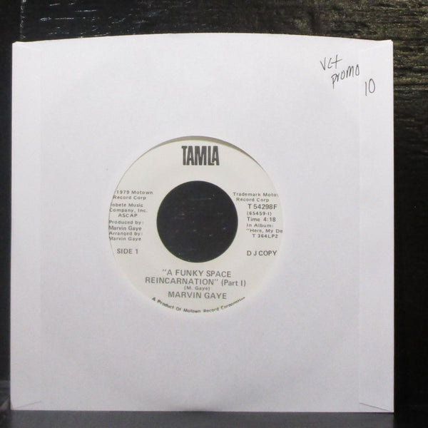Marvin Gaye - A Funky Space Reincarnation 7" VG+ Promo Vinyl 45 Motown T 54298F - Shuga Records