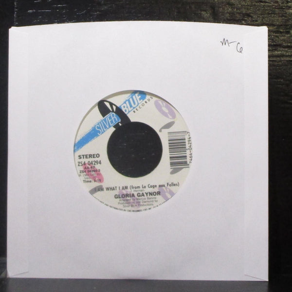 Gloria Gaynor - I Am What I Am / More Than Enough 7" Mint- Vinyl 45 Silver Blue - Shuga Records