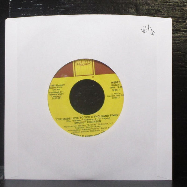 Smokey Robinson - I've Made Love To You A Thousand Times 7" VG+ Vinyl 45 Tamla - Shuga Records