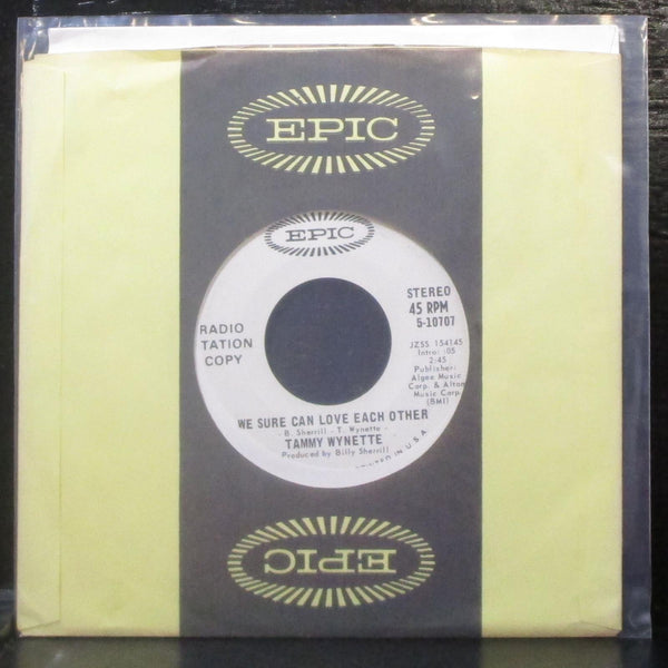 Tammy Wynette - We Sure Can Love Each Other 7" Mint- Promo Vinyl 45 Epic 5-10707 - Shuga Records